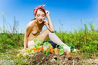 Tiny tit teens world amour angels style in field