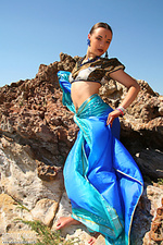 Perfection in a blue cape