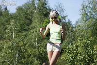 Sporty tight erotic pussy