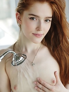 Jia lissa newcomer jia lissa dips in the bathtub baring her wet, tight body.