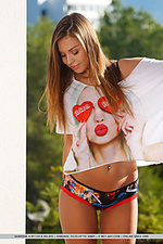 Sabrisse a sabrisse a is in the mood for a morning striptease performance by the pool