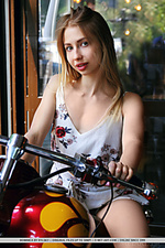 Dominica newcomer dominica shows off her creamy pussy in front of the camera.