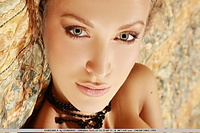 Evocative posing from an enchanting brunette.